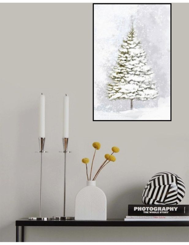 Lone Fir In The Snow