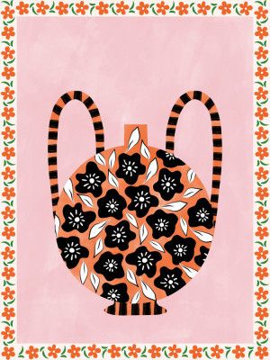 Floral Patterned Jug