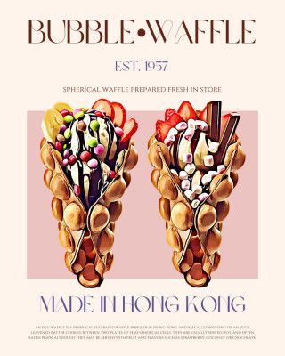 Bubble Waffle Delight
