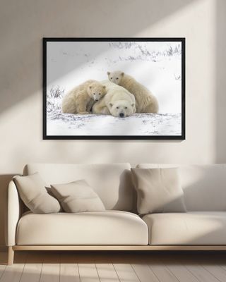 Family Portrait Snowing 8455