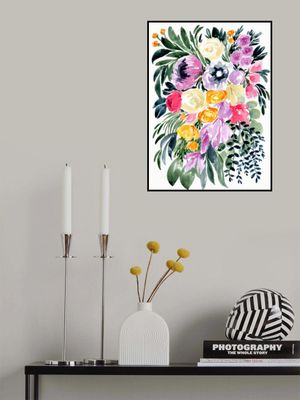 Urja loose floral watercolor bouquet