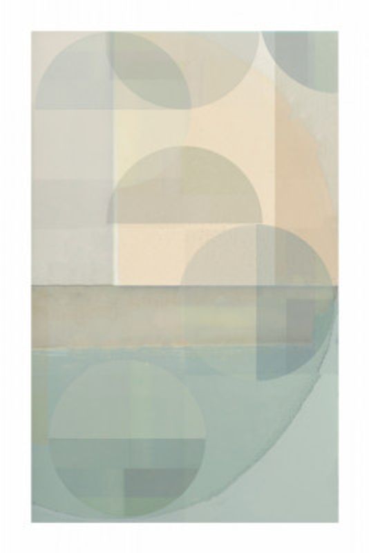Luminous Balance Minimalist Pastel Geometric Art Print