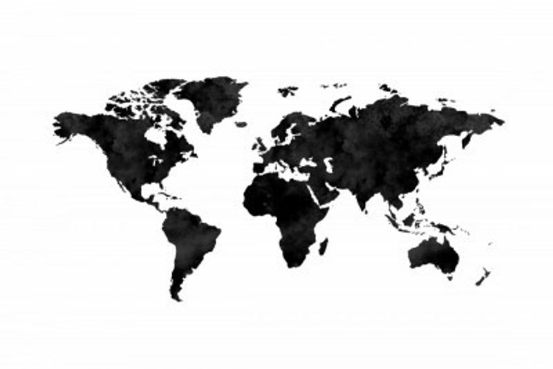 Inked World Map