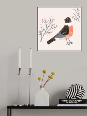 Chirpy Winter Scene