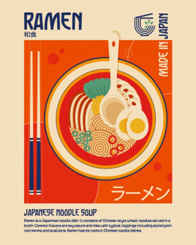 Ramen Japanese Food Print
