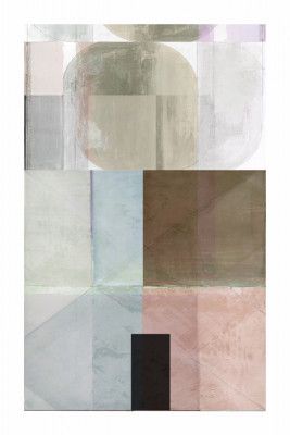 Architectural Echoes Modern Geometric Layered Art Print