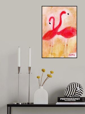 Flamingos At Woodland Park Zoo II