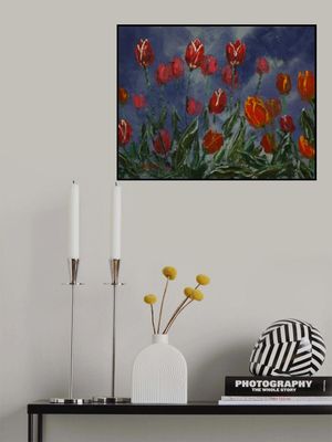 tulip  oil on canvas