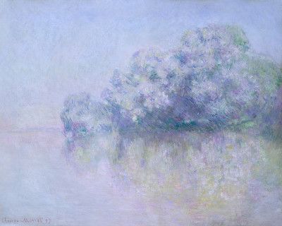 Île Aux Orties Near Vernon (1897) By Claude Monet