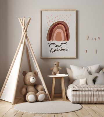 Earthy Rainbow Charm