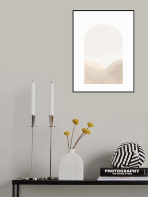 Beige Abstract Landscape
