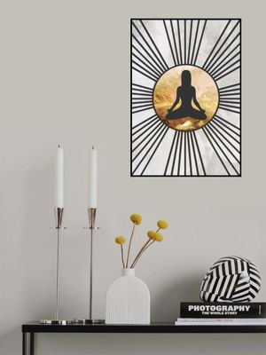 Black gold Yoga sun 1