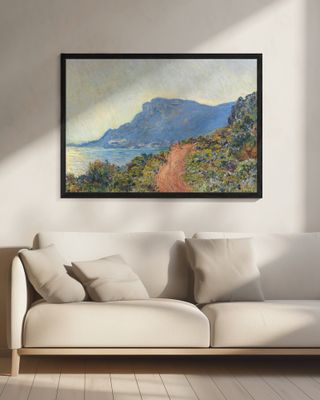 La Corniche Near Monaco (1884) By Claude Monet