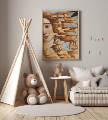 The Birth of Venus by Sandro Botticelli COLLAGE