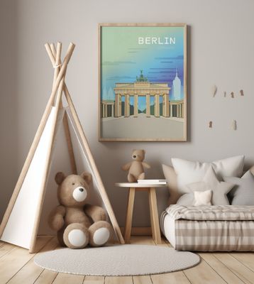 Berlin Travel Poster