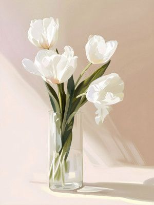 Elegant White Blooms