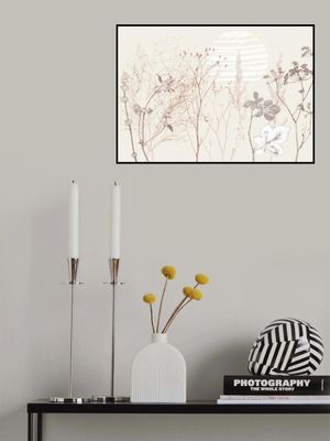 Plant based calming atmosphere earthy tones