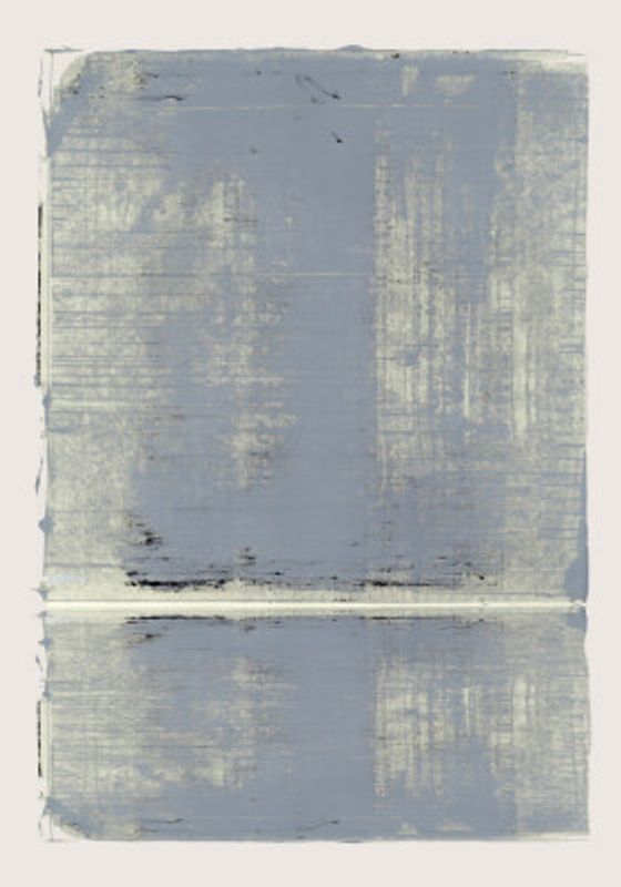 Minimalist Grey Abstract with Horizontal Line