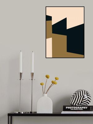 Geometric Shapes In Muted Earth Tones