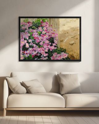 wild chrysanthemum oil on canvas