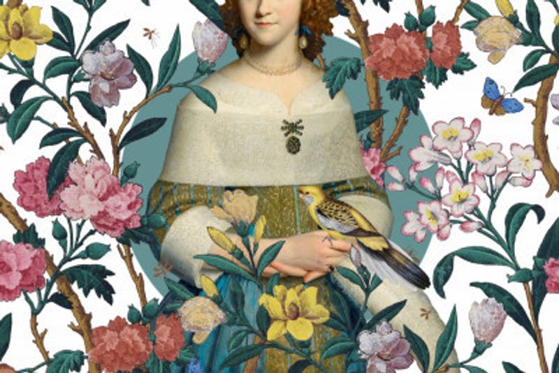 About Girls With Pearls and Birds (in Gardens)