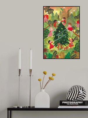 Decorating the Christmas tree