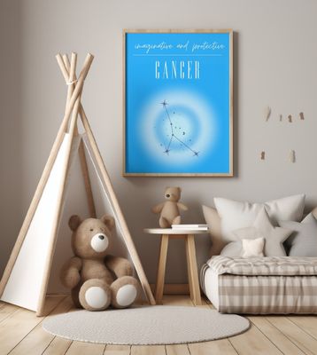 Cancer Zodiac Print Art