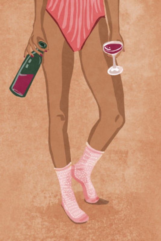 Wine and socks