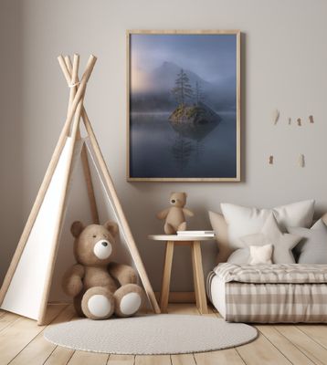 Misty Morning Solitude