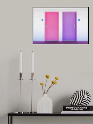 Pink and Purple Doors at the Saguaro