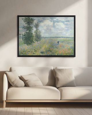 Poppy Fields Near Argenteuil (1875) By Claude Monet