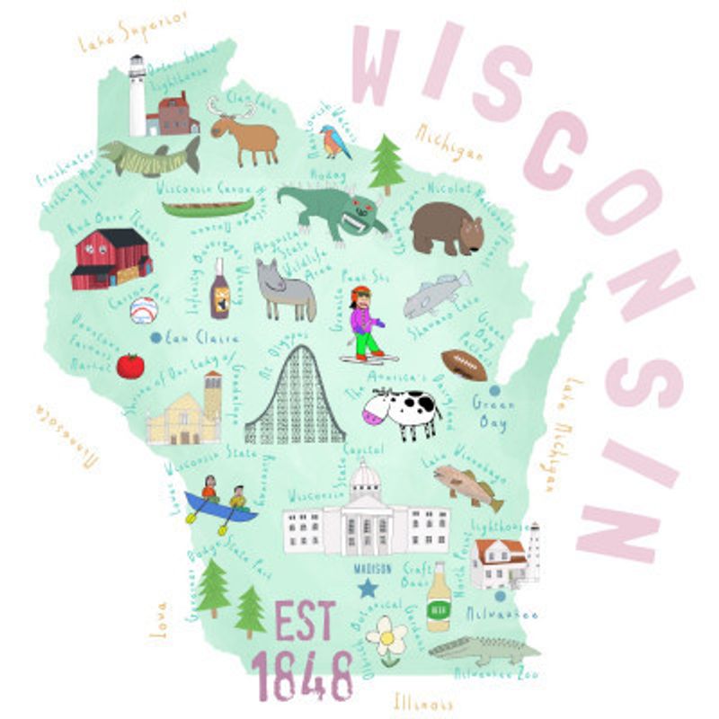 Dal 334a Wisconsin 40x40