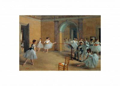 The Dance Foyer At the Opera On the Rue Le Peletier No.2