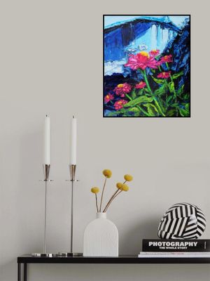 Marigold In the  Garden Oil Painting