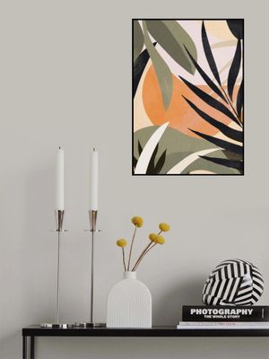 Abstract Art Tropical Leaves