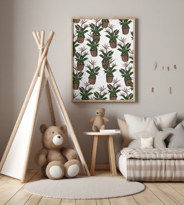 Bird Of Paradise Pattern