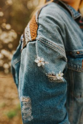 Jeans jacket girl