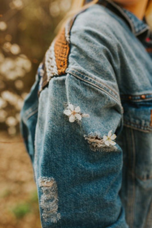 Jeans jacket girl