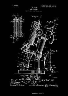 Microscope Patent 1908