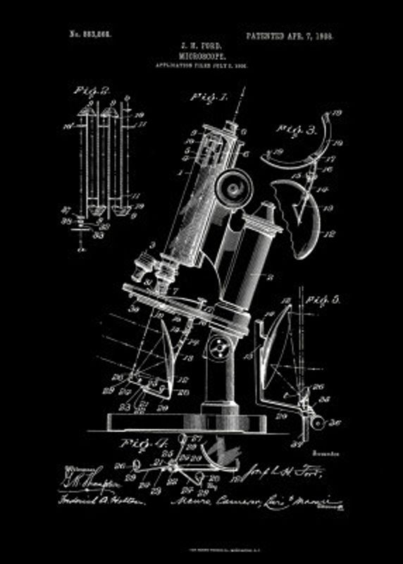 Microscope Patent 1908