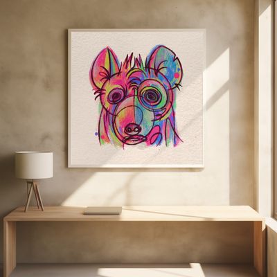 Abstract Faces   Hyena