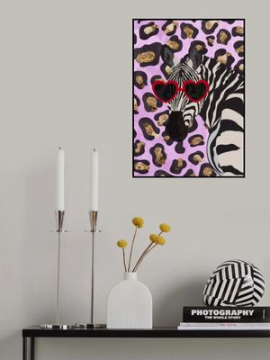 Leopard Print Zebra Pink