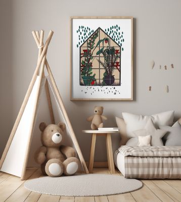 Greenhouse Illustration