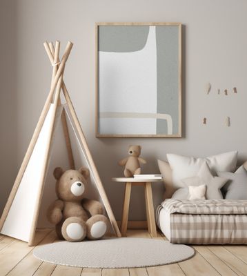 Abstract Design With Muted Tones