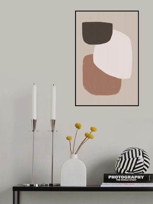 Minimalist Organic Shapes in Earthy Tones
