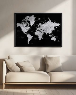Eban world map in Spanish