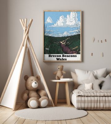 Brecon Beacons Wales Vintage Travel