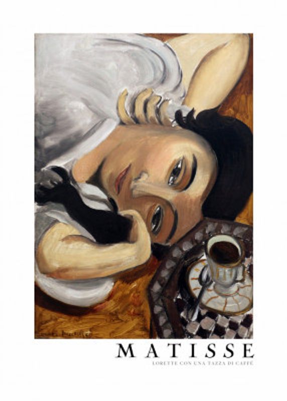 Lorette Con Una Tazza Di Caffe 1916 Boarder