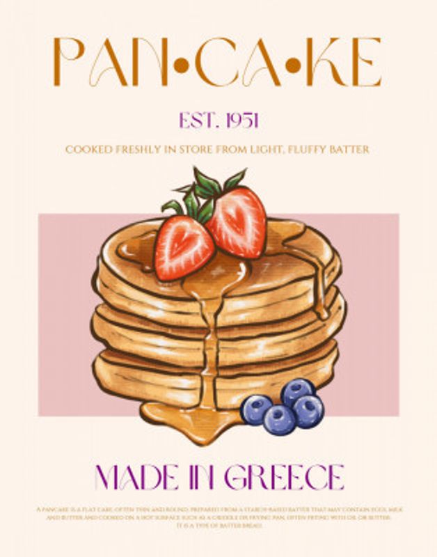 Fluffy Greek Pancakes