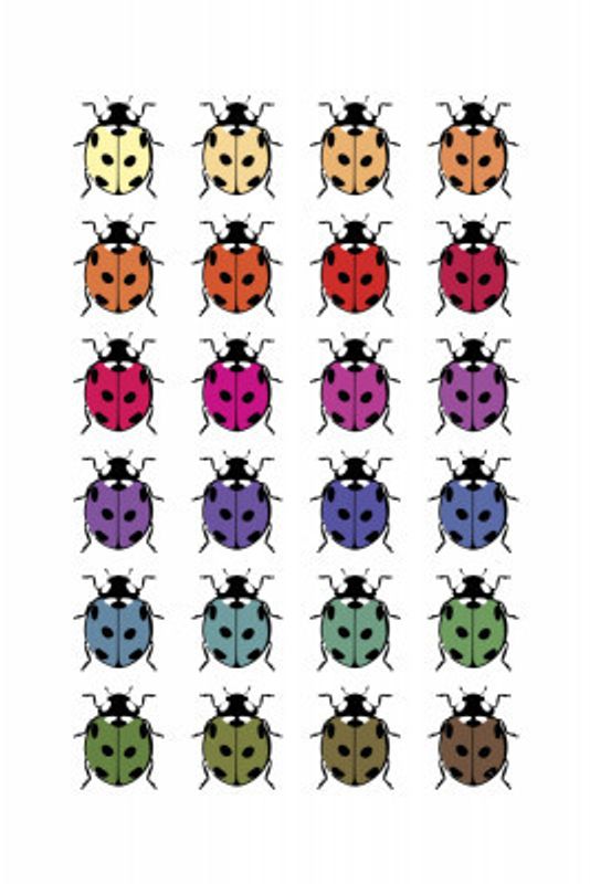 Vibrant Beetle Parade